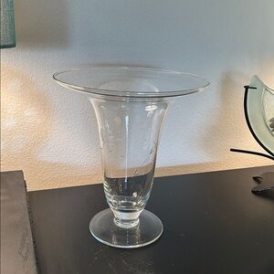 Princess House Elegant Clear Glass Vase